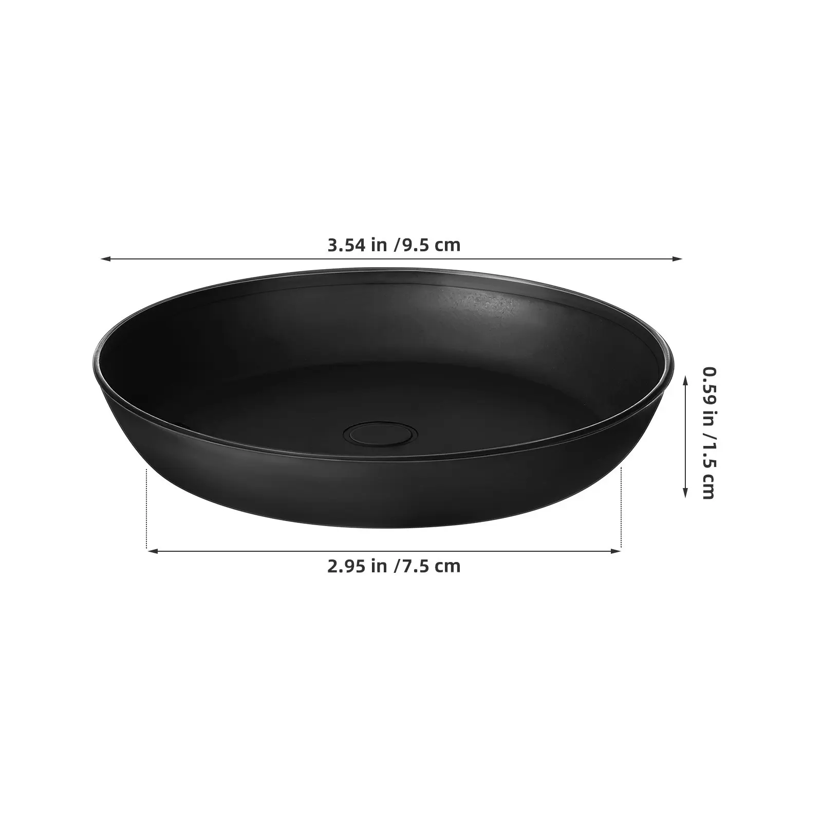 10Pcs Succulent Plastic Drip Trays Round Flowerpot Base for Indoor Gardening Tabletop Plants Pot Saucer Garden Balcony Supplies