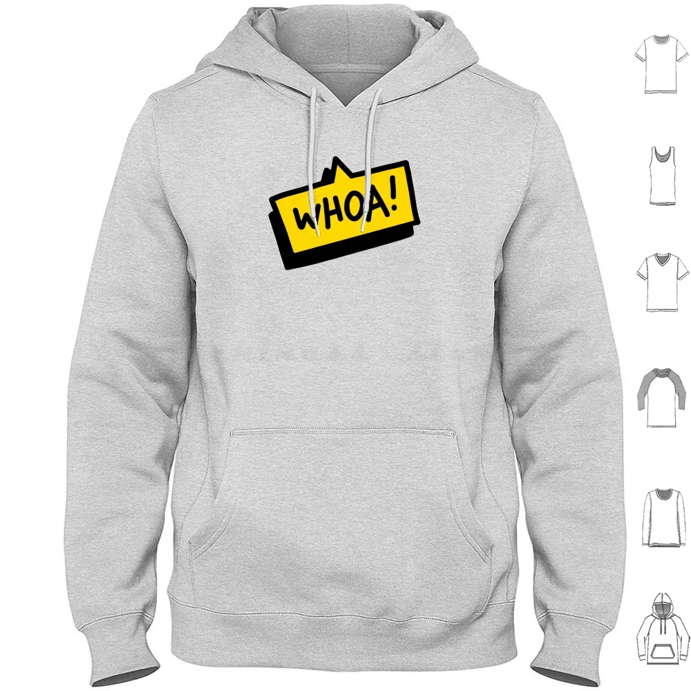 Whoa! Hoodies Long Sleeve Movies 80s 90s Iconic Eighties 1980s Retro Vintage Caricature Excellent Bogus Whoa Dudes