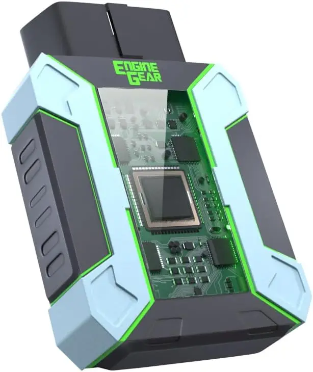 

OBD2 Сканер Bluetooth Диагностический инструмент для iOS и Android, четкие коды ошибок, живые данные, сброс (черный)