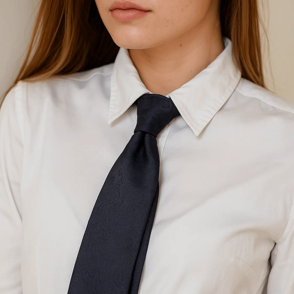 بسيطة بلون أسود ربطة العنق الأزهار المشارب الرجال ربطة العنق اليد تعادل قابل للتعديل الرجعية Cravat الأعمال