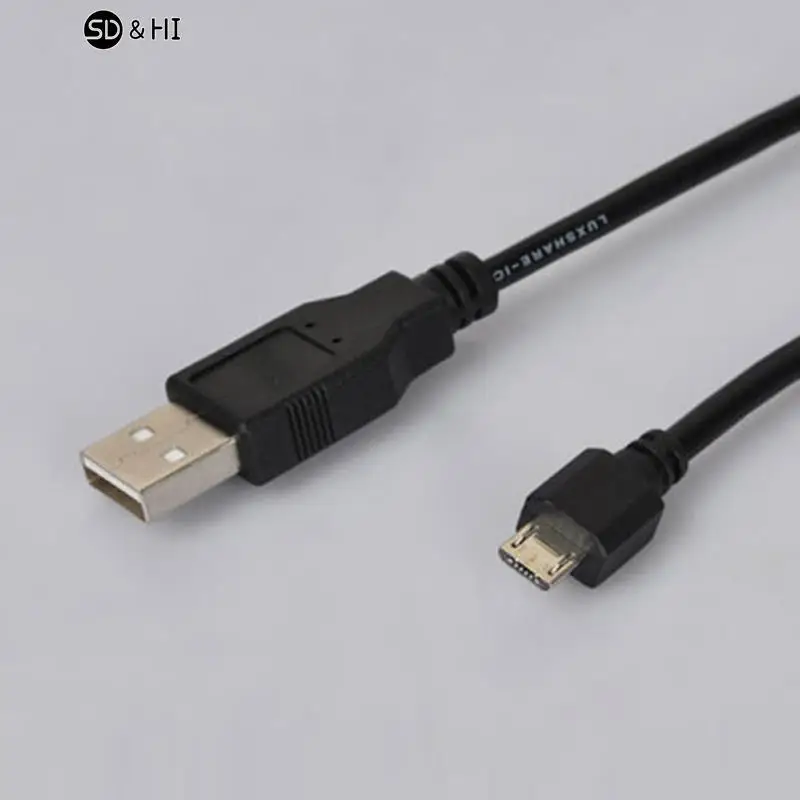 Cable de datos de carga micro usb negro para mando de ps4 playstation 4