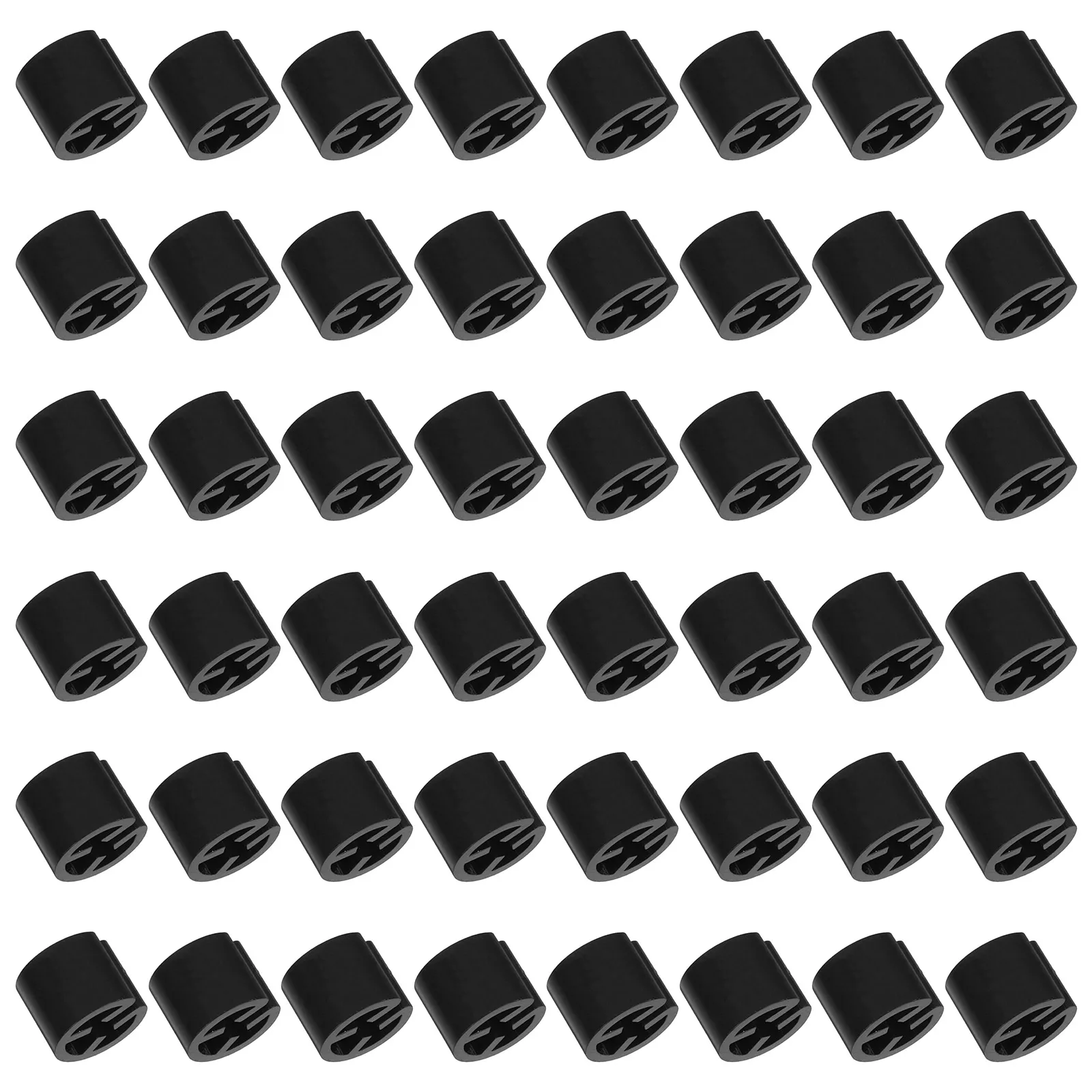 

50pcs Size Ring Clothes Hangers Number Tags Black Plastic Markers Children Wardrobe Clothing Store Display Easy Compact