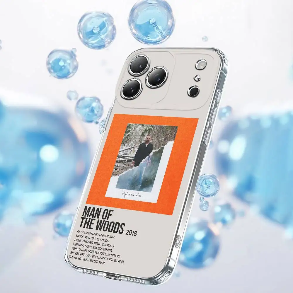 حافظة هاتف J-Justin Timberlake مبررة لهاتف iPhone 14,11,15,17,13,12,16,Plus,E,Air,Pro,Max,غطاء شفاف صغير