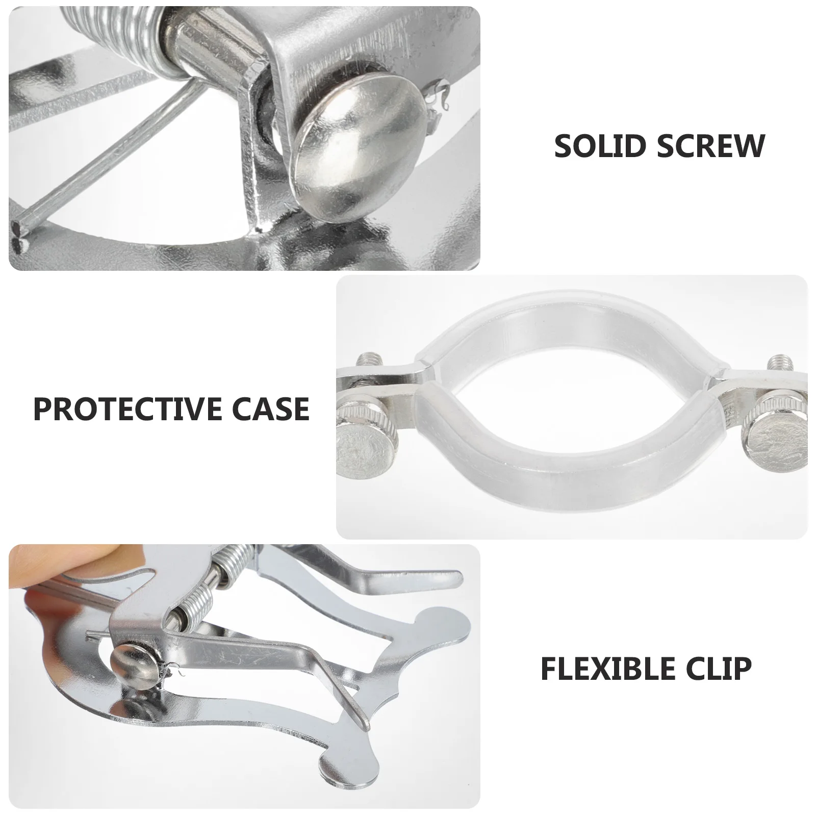 

Sheet Music Clip Holder Clarinet Score Paper Instrument Accessories Silver Note Travel