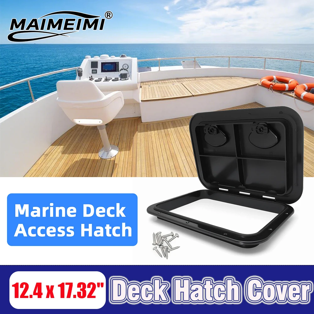 

440*315 крышка люка доступа к палубе для морской лодки, яхты, автофургона, ABS, крышка люка доступа к палубе, водонепроницаемая, анти-УФ, нескользящая инспекция