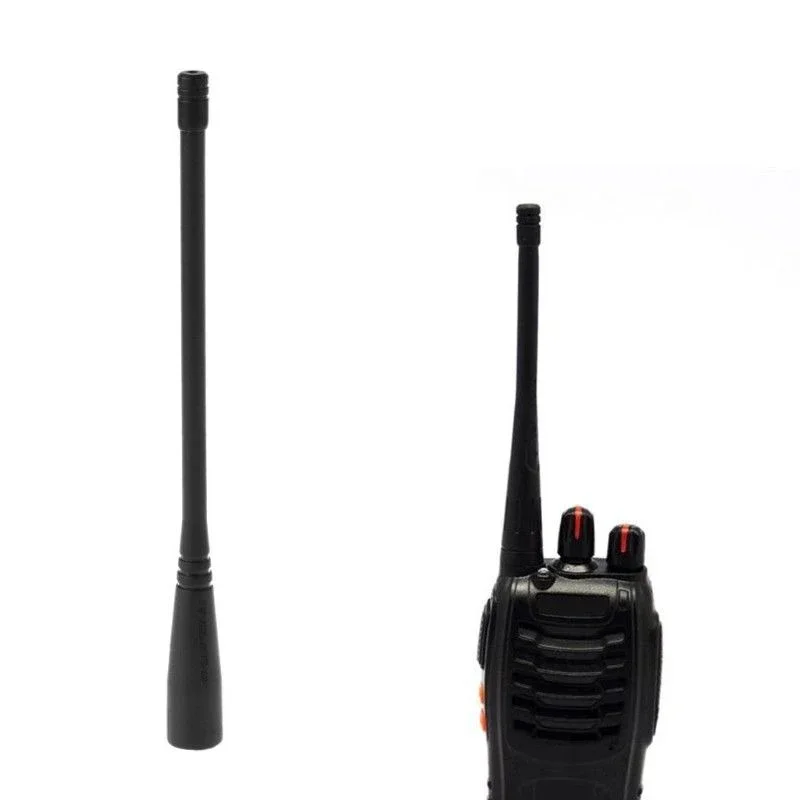 BaoFeng SMA용 블랙 안테나 듀얼 밴드, 암 UHF/VHF 136-174/400-520 MHz, UV-5R UV-82 GT3 50 OHM, 10W, 주식 핫