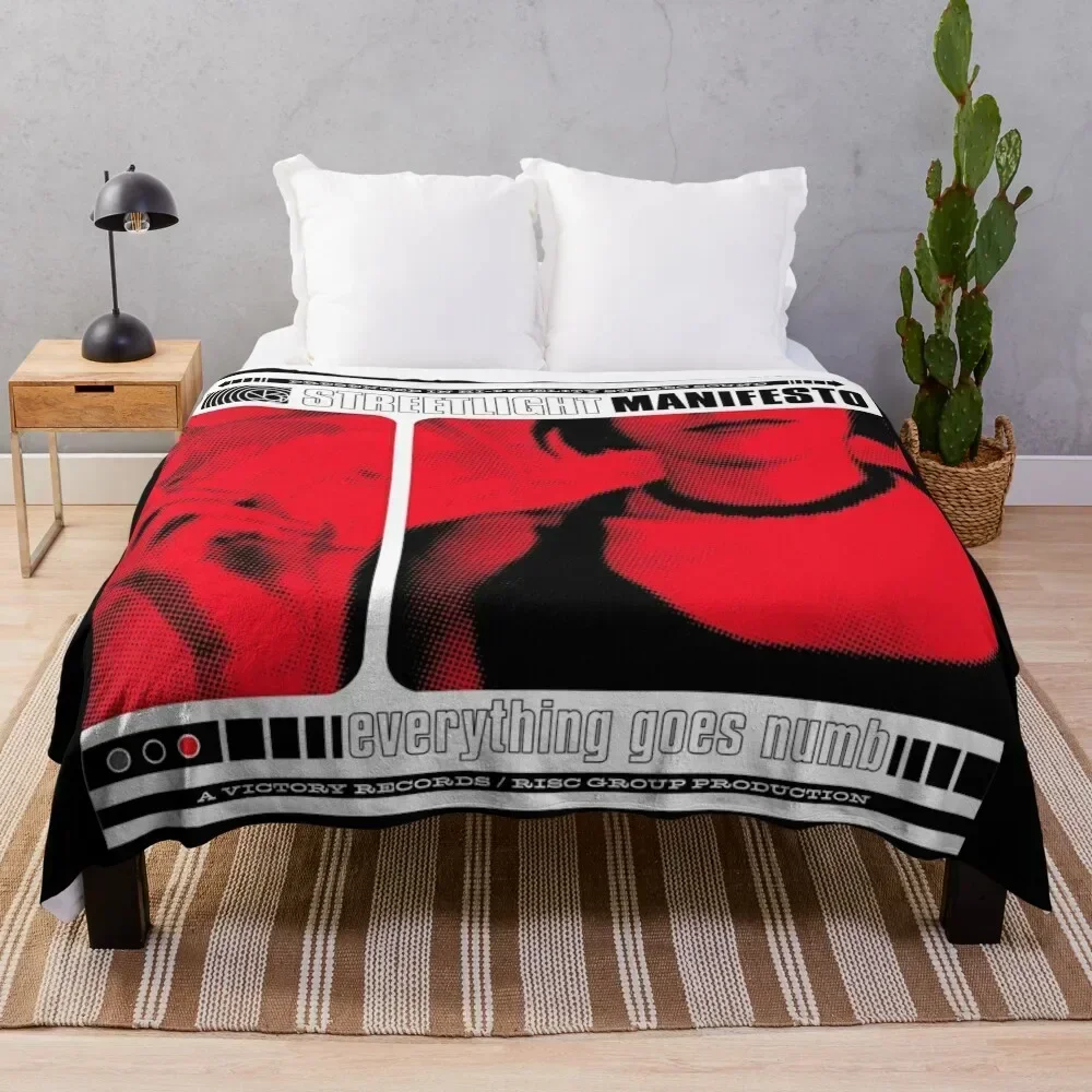 

Streetlight Manifesto everything goes numb Throw Blanket Sofa Quilt Warm Nap Cute Plaid Blankets