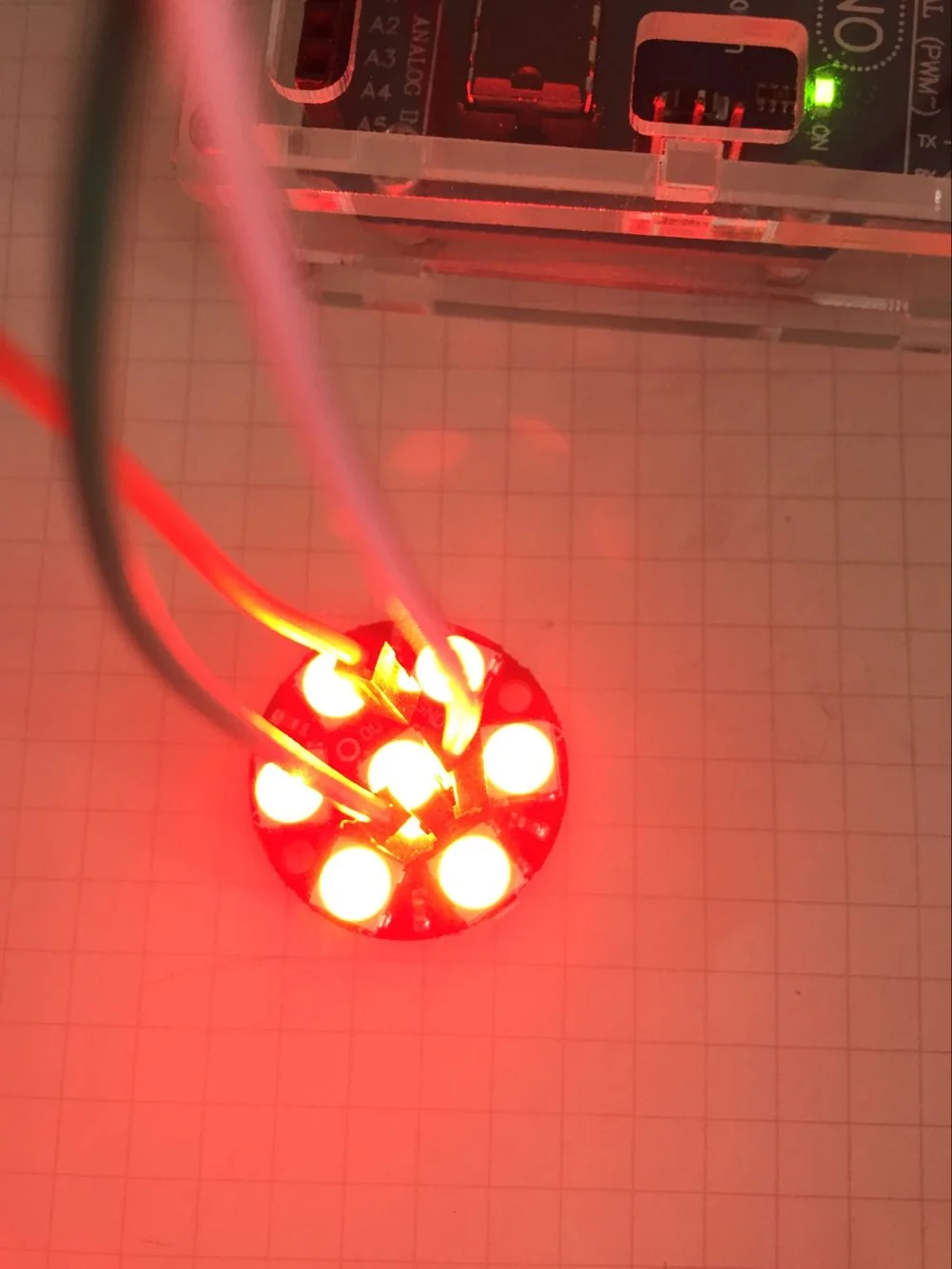 

WS2812B 5050 RGB светодиодное кольцо 12-бит 12 светодиодов Программируемый пиксельный светильник Arduino/RPi DIY Проект Индивидуально адресуемое умное кольцо