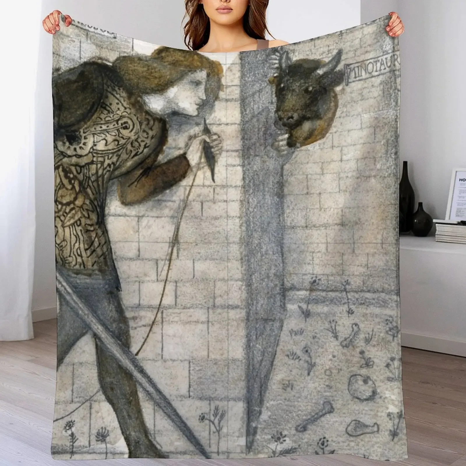 

Myth Throw Blanket Furry bed plaid For Baby christmas decoration Blankets