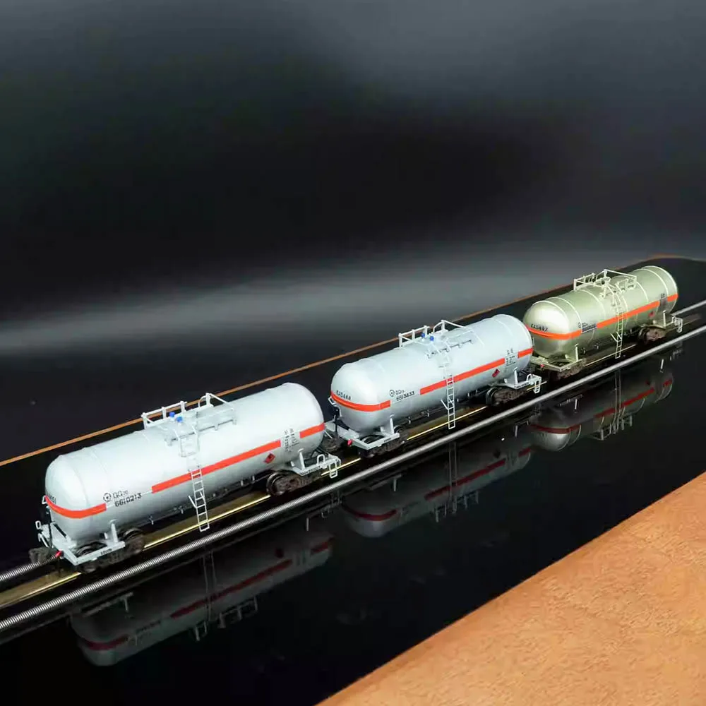 

Модель поезда N-типа 1/160 MINITOWN GQ70, танкер, игрушечный поезд, набор из 3 секций