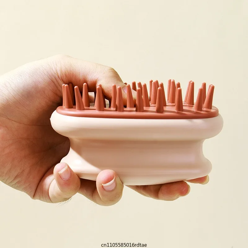 1 silicone shampoo brush, soft and does not hurt the scalp, cleans, relieves itching, shaves, and massages the scalp