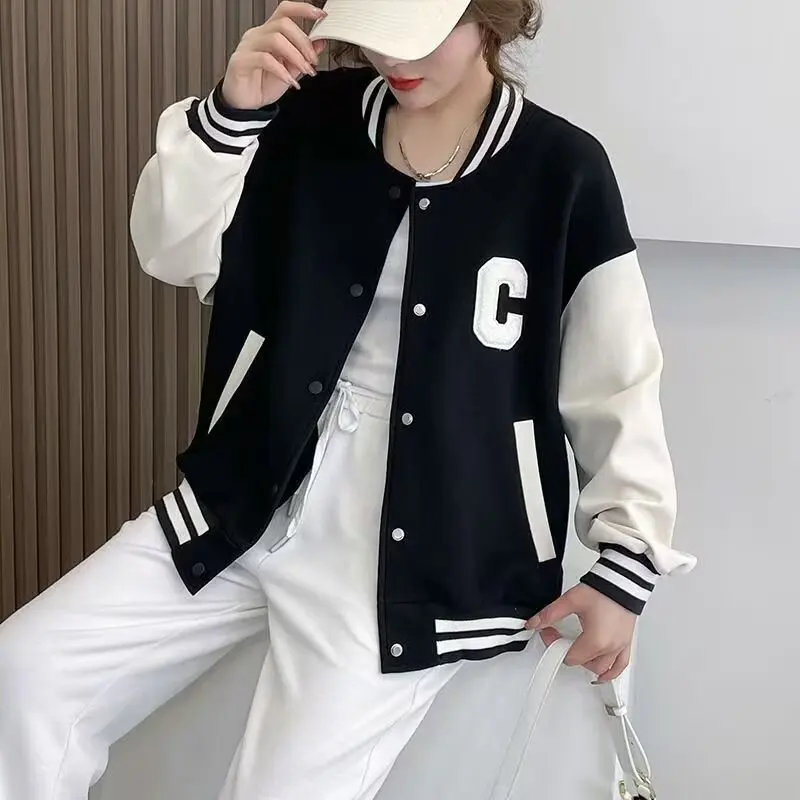 Spring and Autumn  Jacket Men Ins High Street Tide Brand Hong Kong Style Japanese Harajuku Style Korean Version Trendy Coat