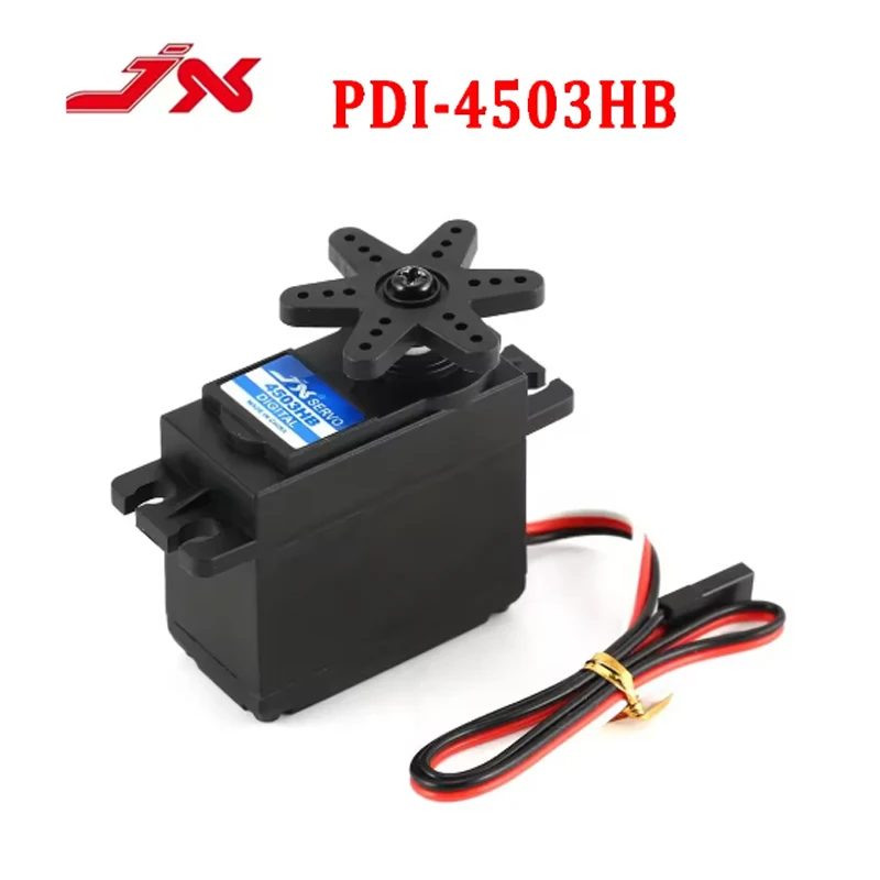 JX Servo PDI-4503HB Plastic Gear 120° 330Hz Digital Standard Large Torque Servo for Helicopter Drone Tank Car Robot Accessories