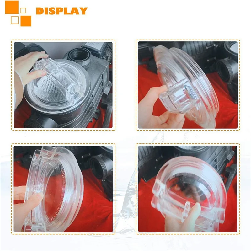 LICE-Pool Pump Sand Filter Strainer Cover Effective Reusable Swimming Pool Pump Strainer Lid For Sp3007, Sp3010, Sp3015 Replacem