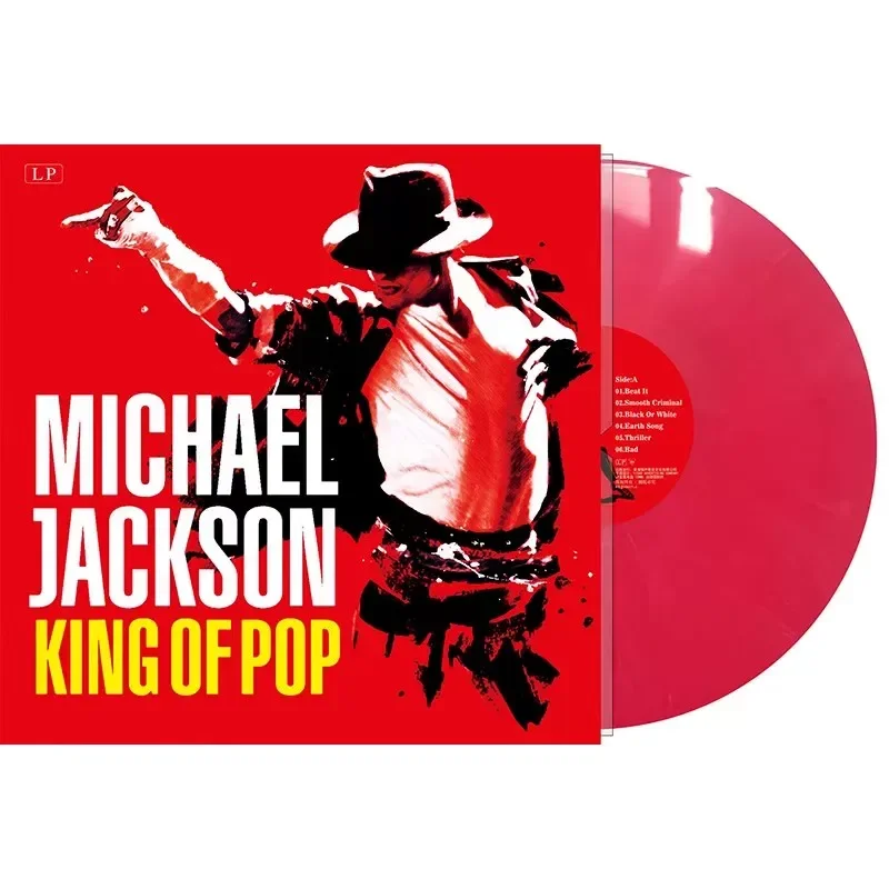 

Genuine Michael Jackson Thriller Commemorative Edition Red Vinyl Record for Michael Jackson
