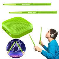 Electric Air Drumsticks Professional Electronic Virtual Air Drum Drumsticks Pedals for Beginners Kids Adult Musical instrument