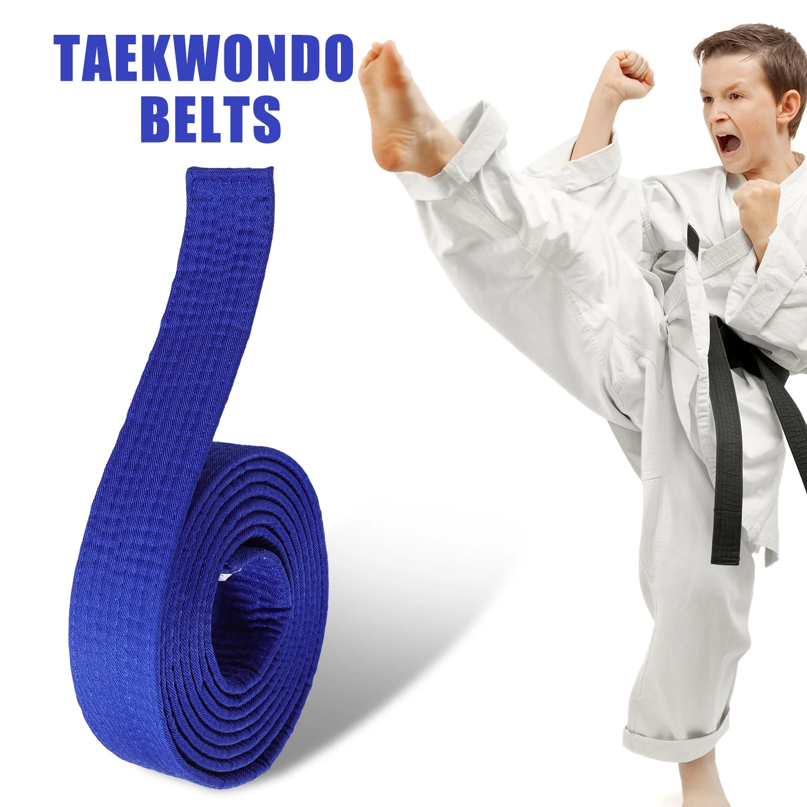 التايكوندو الكاراتيه التدريب للرجال النساء خفيفة الوزن فنون الدفاع عن النفس حزام للتدريب ممارسة الصالة الرياضية حزام الكاراتيه #6
