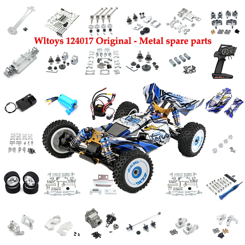 

Wltoys 124017 124019 124007 металлическая передняя и задняя тяга, связь, сервопривод, набор тяжек, обновленные детали для радиоуправляемого автомобиля, бесщеточный двигатель