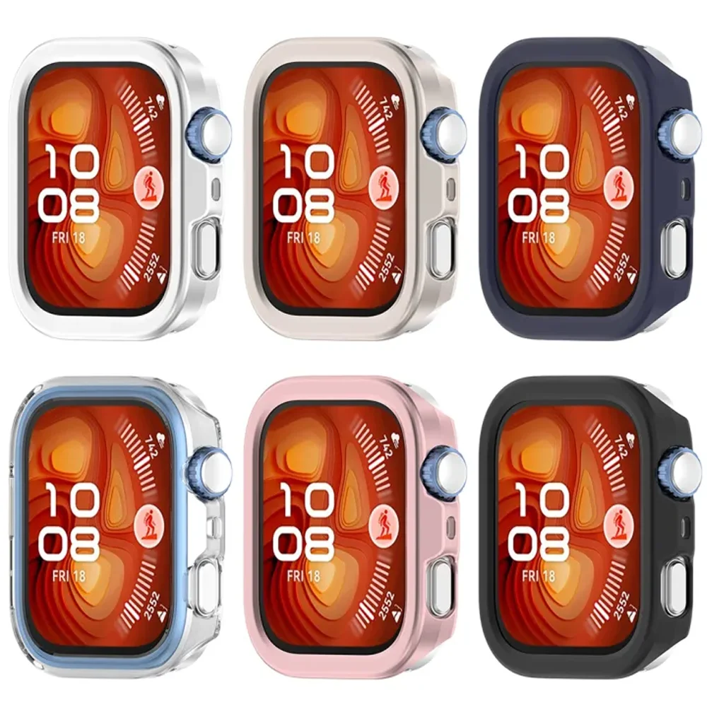 Hollow Half-pack PC Case for Huawei Watch Fit 4 Pro / 4 Cover Empty Hard Bumper Protective Frame for Huawei Fit 4 Accessories