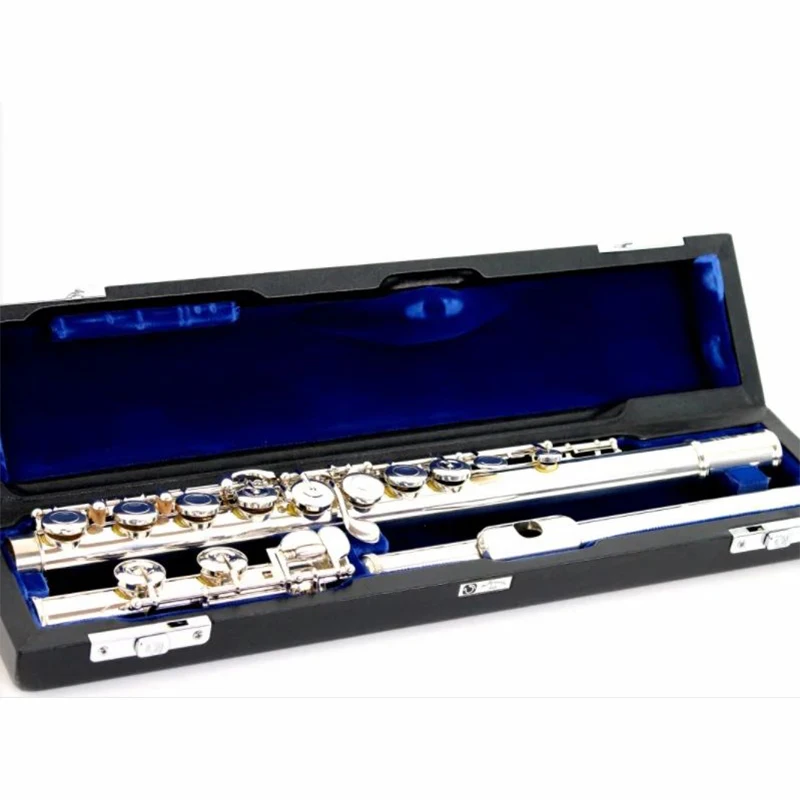 

MURAMATSU Flute EX III CCE FLute Professional FLUTE C Key Silver Plated FLute 16 Holes Closed