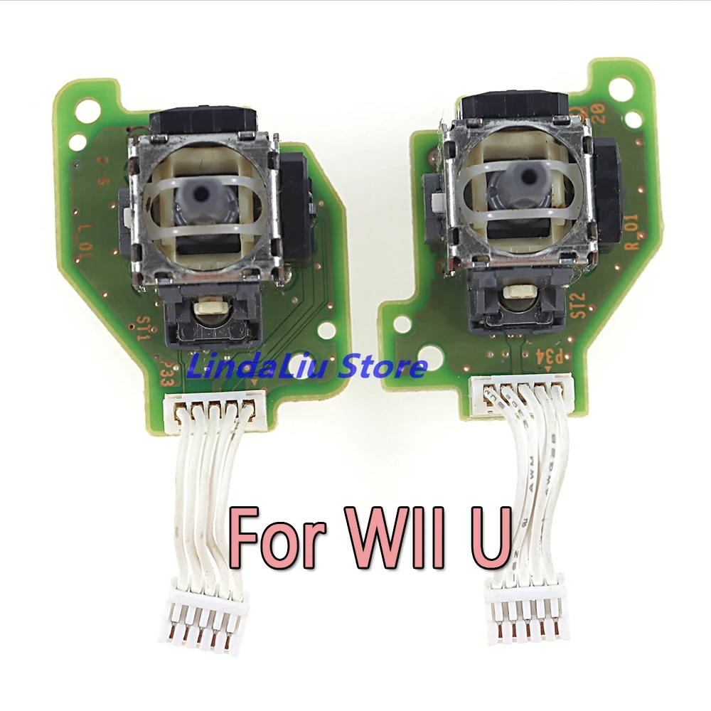 20pc Replacement Right and Left Original 3D Analog Stick Joystick with PCB Board and Cable for Wii U GamePad Controller