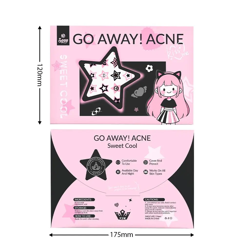 220/660pcs Colorful Star Pimple Patch Colorful Invisible Acne Removal Skin Care Stickers Concealer Face Spot Makeup Tools