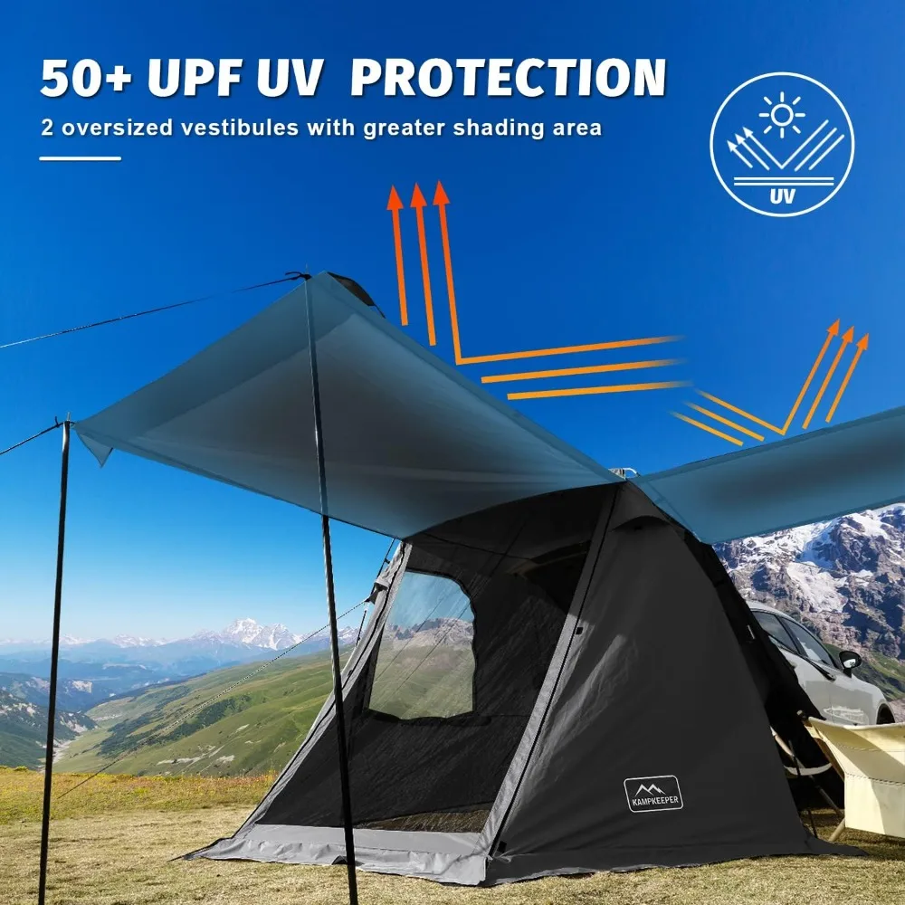 Car Tent, Tailgate Shade Awning Tent for Camping, Vehicle Camping Tents Outdoor Travel