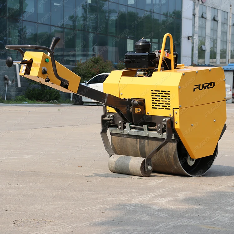 Factory Single Drum Vibratory Compactor 500kg Mini Asphalt Road Roller
