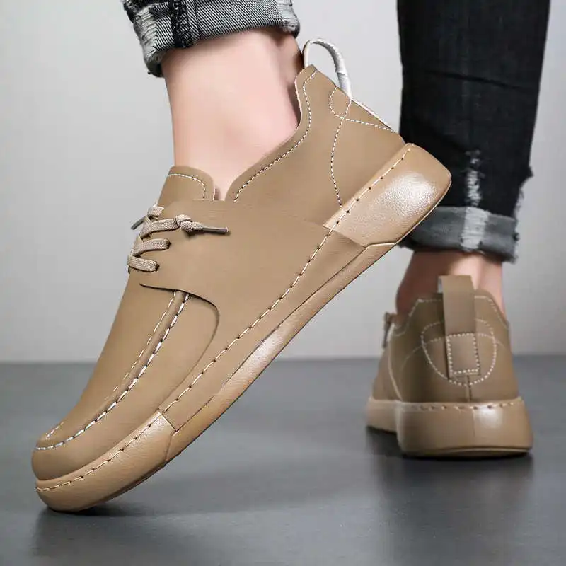 

High Sole Round Tip Special Offers Vulcanize Man Sneakers Men's Jogging Shoes Sports Unusual Wholesale To Resell