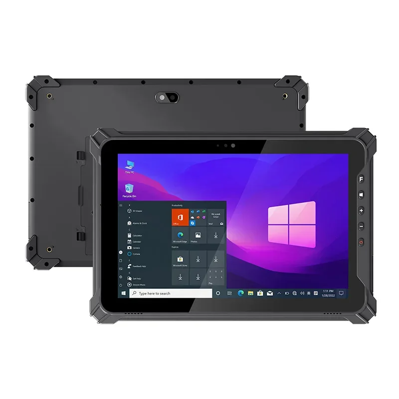 WinPad W117 Windows 11 Pro OS 10.1 Inch 700 Nits High Brightness Screen IP65 Waterproof 4G LTE Rugged Windows Handheld Device