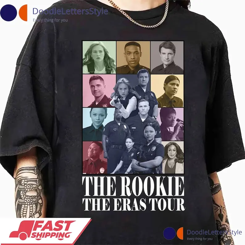 The Rookie Vintage T-Shirt The rookie tour shirt The Rookie Shirt Tim Bradford Fan s Movie Character