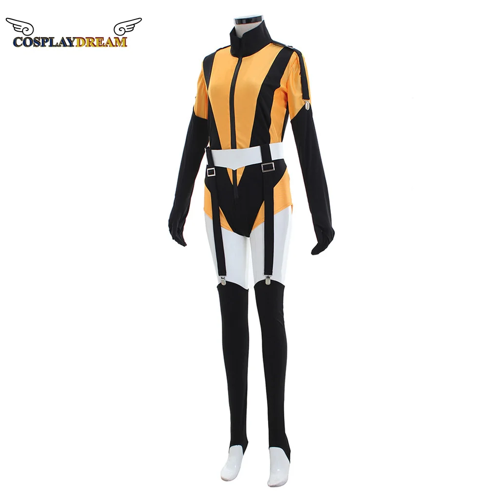 Zijde Spectre Cosplay Laurie Juspeczyk Cosplay Kostuum Dames Sexy Jumpsuit Combat Dragen Handschoenen Sokken Sexy Vrouwen Pak