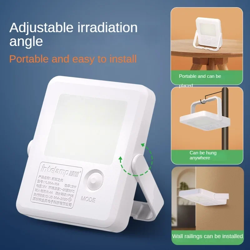 2PCS Solar Light Outdoor Lighting 2000mAh 30LED Tent Camping Courtyard Hanging Light Portable Multi functional LED 7Hours