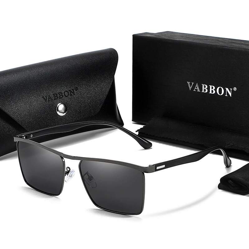 

Vabbon Trendy Men's and Women's Polarized Metal Frame Classic Fashion Sun Protection Glasses Outdoor Driving Fishing Beach Vacation Travel Glasses, Premium Gift 9555
