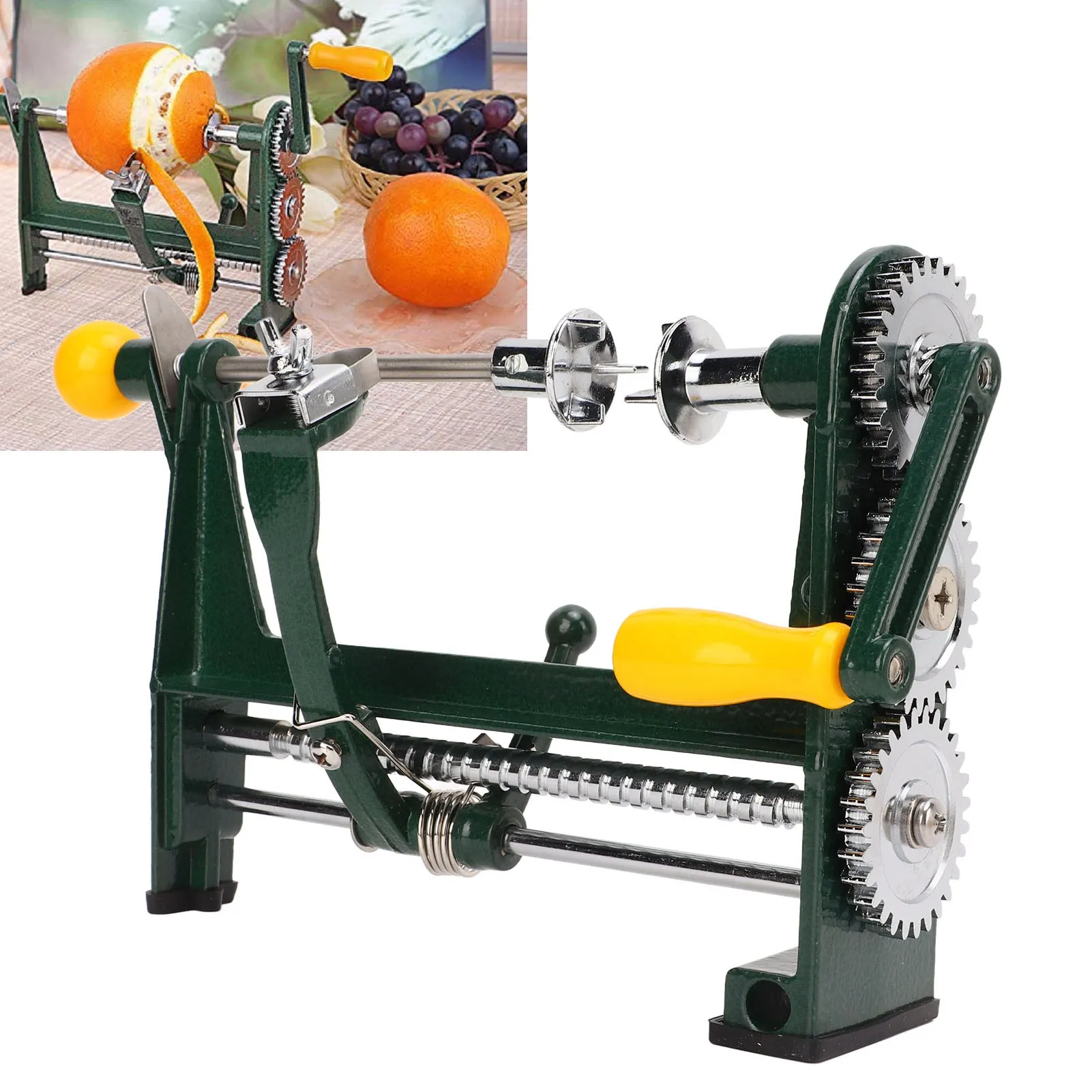 Apple Peeler Stainless Steel Quick Peeling Wear Resistant Multifunction Pear Peeler for Orange Lemon Vegetables