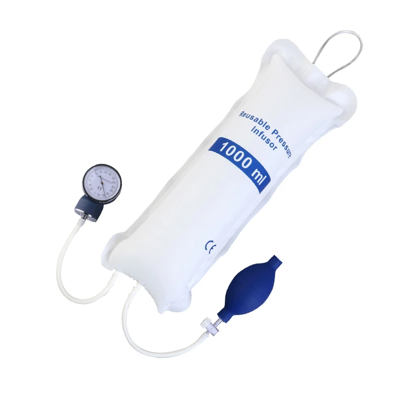 

ChiJiaoDr Medical Hanging Bottle Pressure Bag with Monitor 1CPS Infusion Pressure Bag for Home Use