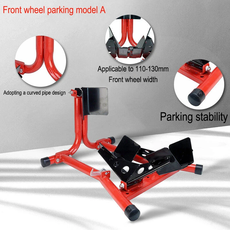 Motorcycle Front Wheel Support Frame Motorcycle Treadboard Cushion Support Frame Tire Repair Frame Motorcycle Repair Tool