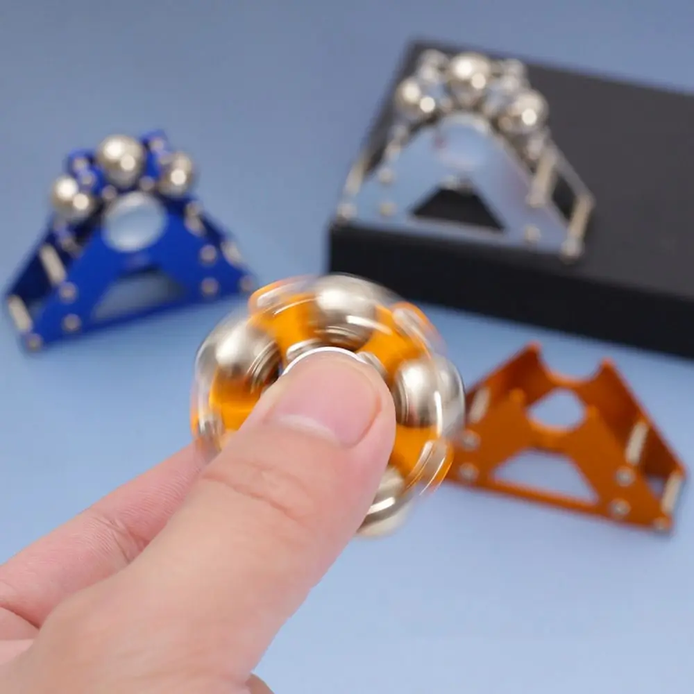 Pêndulo duplo fidget spinner dobrável metal antiestresse mão spinner brinquedos adultos giroscópio alívio do estresse brinquedo para crianças presente dos homens