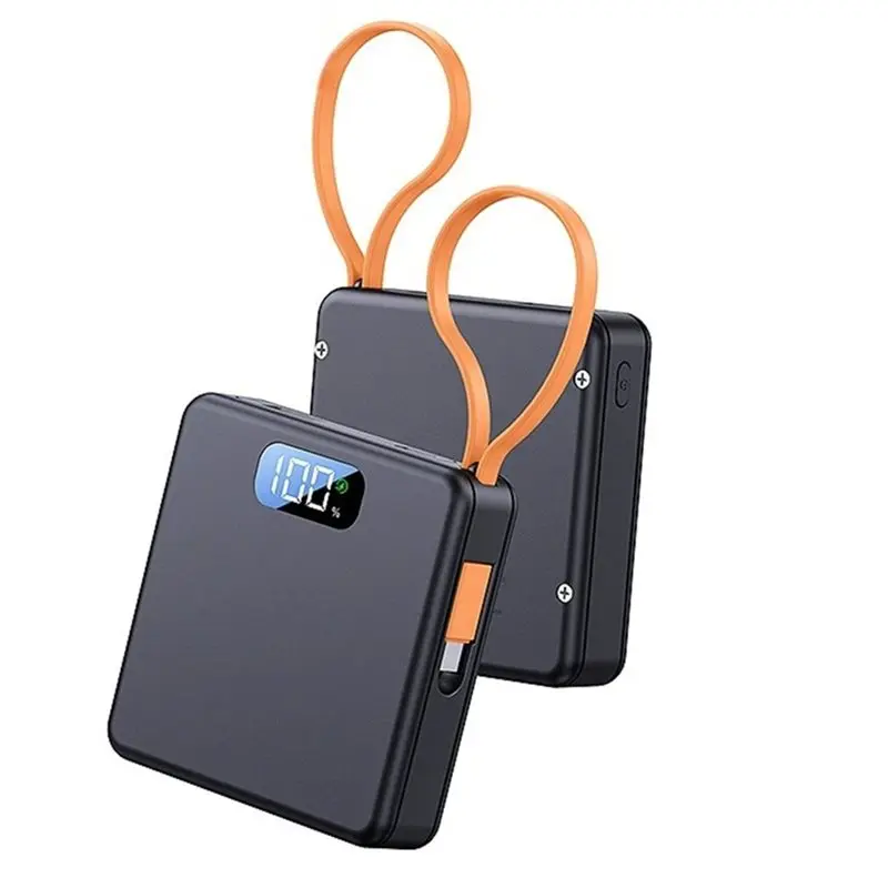 ABGI-DIY Powerbank-Gehäuse 22,5W, 3X 18650 Batteriebox mit Kabel, Mini-Lötfreies Netzteilgehäuse – Detail 3