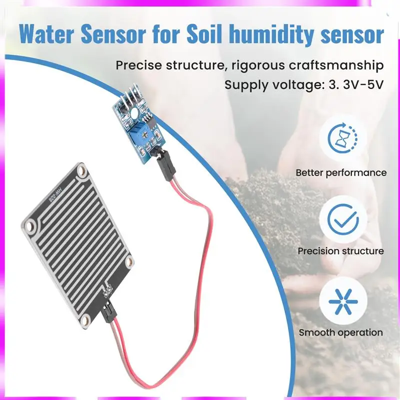 N98R Модуль датчика дождя Модуль датчика дождевой воды 3, 3 В-5 В
