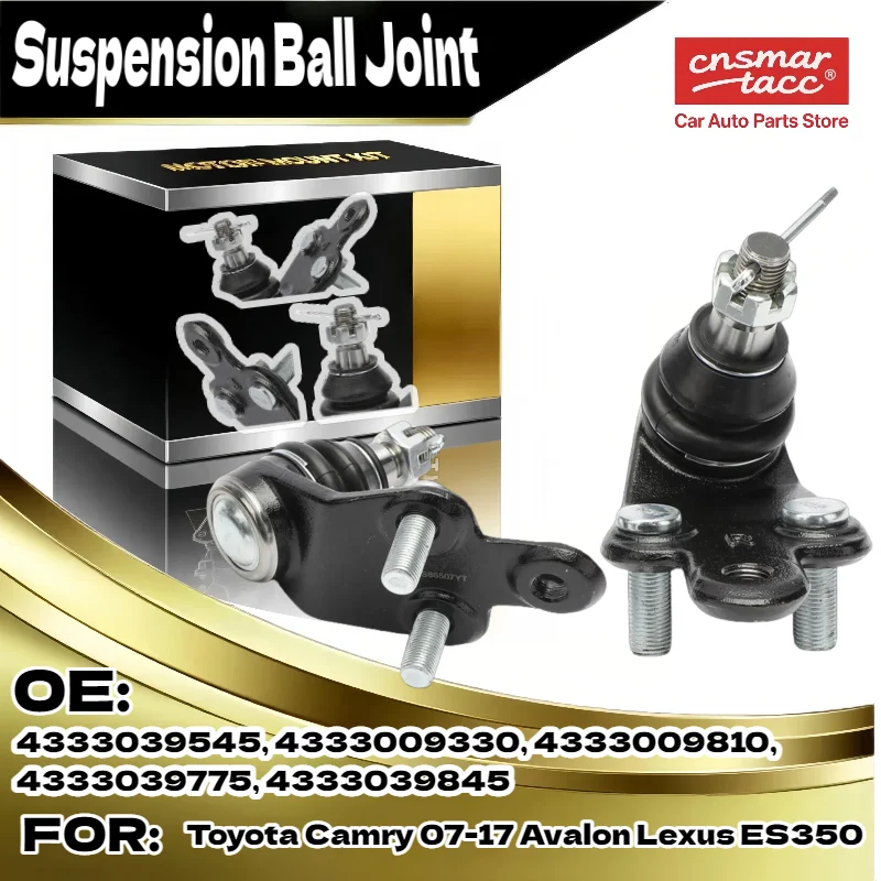 

Pair of Lower Control Arm Ball Joints For Lexus ES350 For Toyota Camry Avalon 4333009810 4333039775 4333039545 Repl
