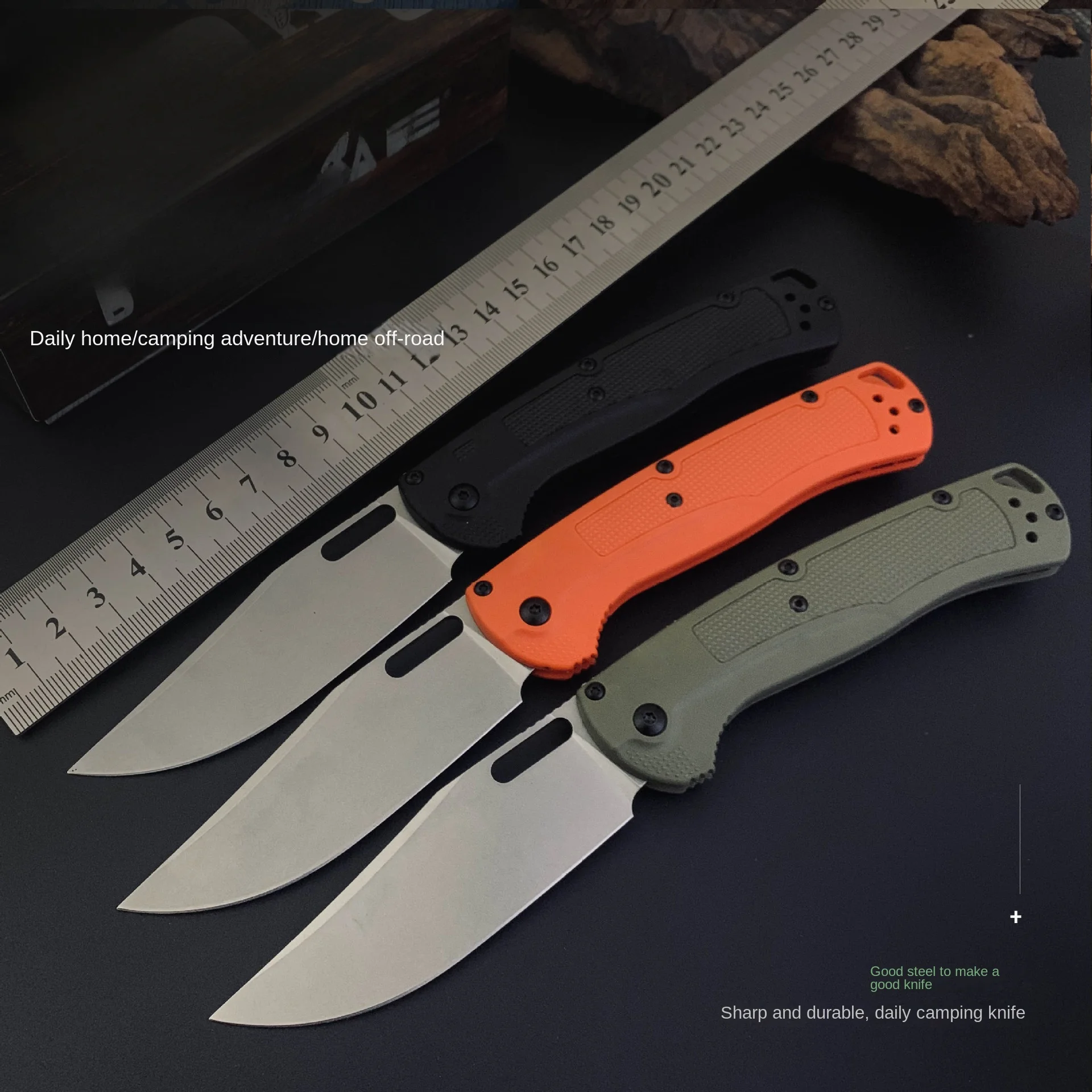 

BM15535 High Hardness 420C Stainless Steel Blade Carbon Fiber G10 Handle Portable Camping Outdoor Knife