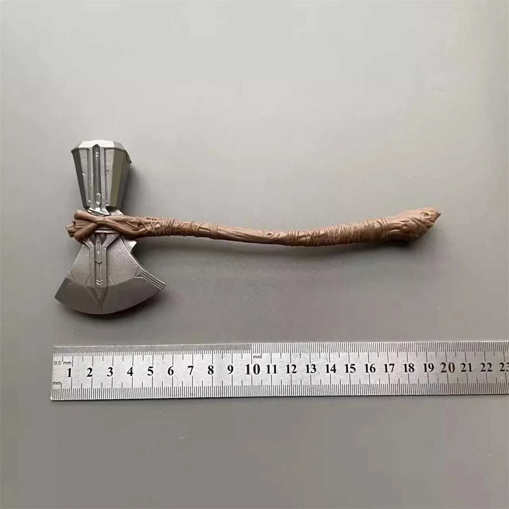 

ZYTOYS 1/6 Mini Toys Model Long Axe Toys Weapon Model About 19.5 CM PVC Material Not Real For 12" Scene Component DIY