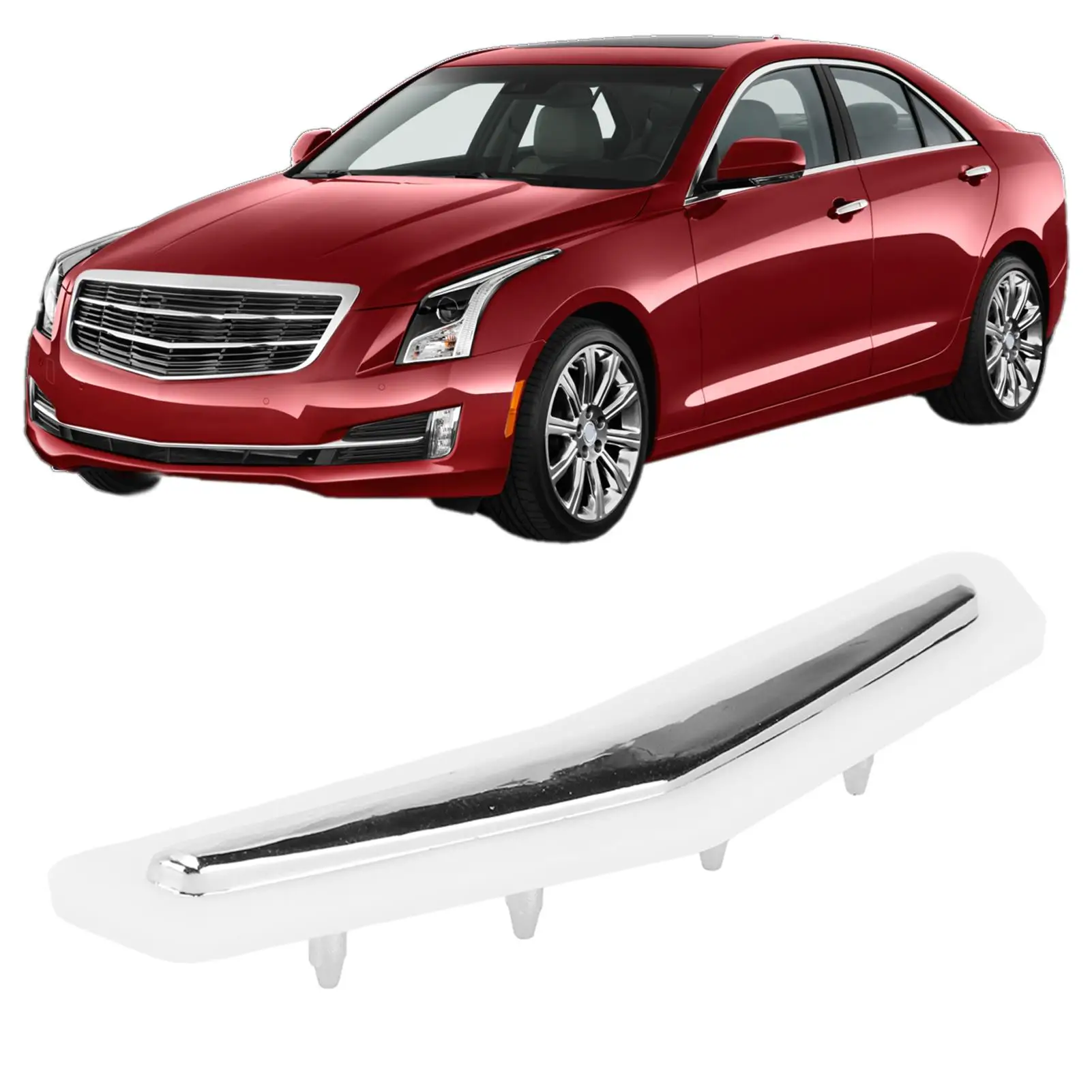 شارة داخلية للسيارة للمقعد الخلفي، بديلة لتزيين شكل موجة كريست لكاديلاك #6