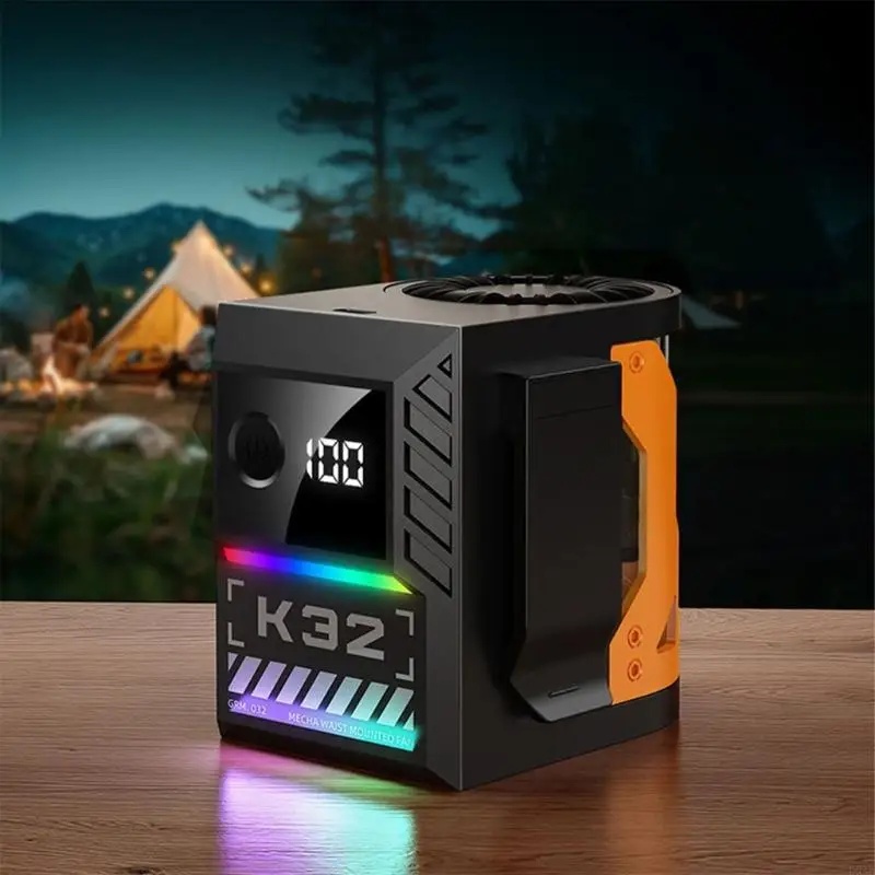 D0AB Belt Fean Fan USB-талия Повторный вентилятор.