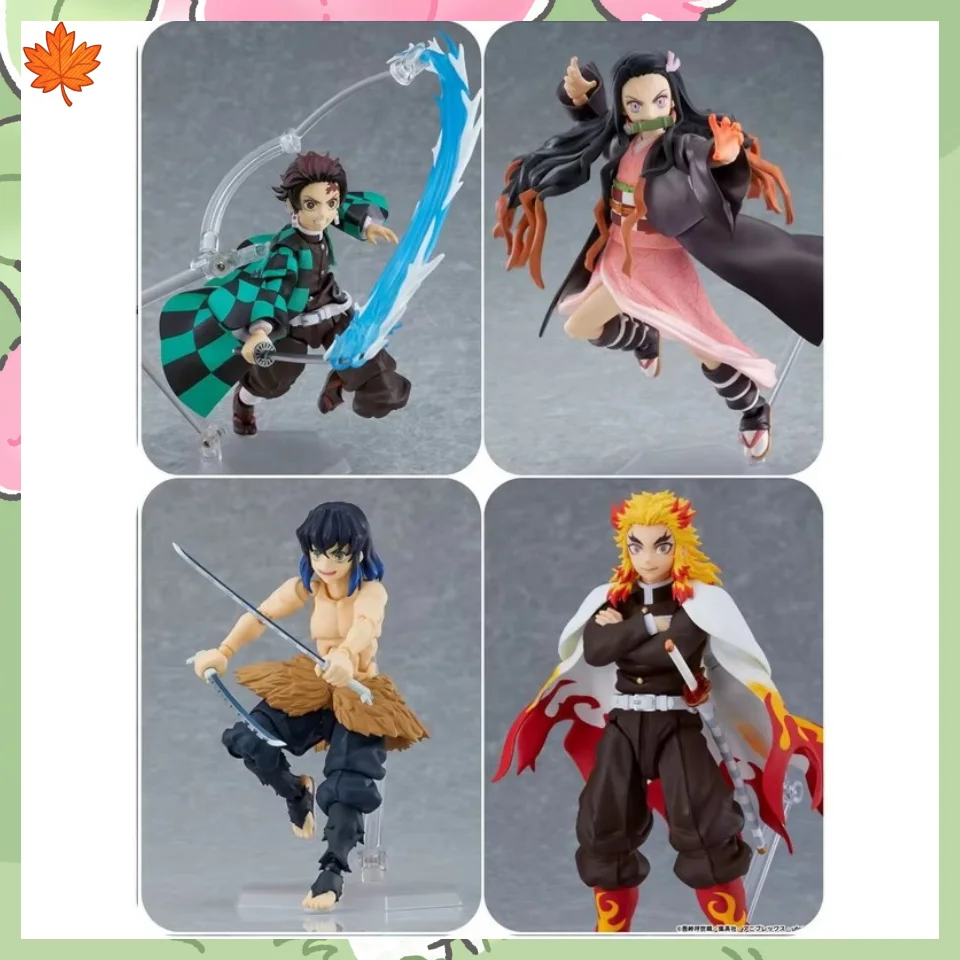 

14cm Demonslayer Figma Series Ko Articulated Action Figures Model Kit Doll Room Decoration Trendy Toys For Boys Surprise Gifts