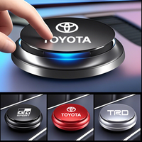 Car Metal Air Freshener Solid Perfume Rotaing Aromatherapy Decor For Toyota Corolla Yaris Aygo Prius RAV4 Crown CHR Camry Auris