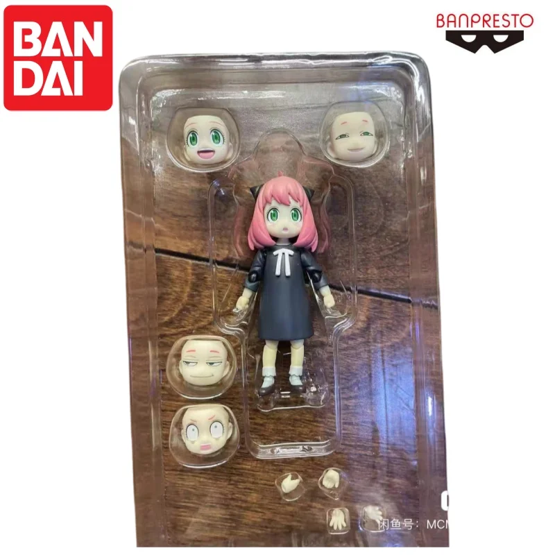 

Bandai в наличии, оригинальная кукла Spyfamily Anya Forger, совершенно новая анимационная периферия в штучной упаковке, персонажи, украшения для гаража Banpresto