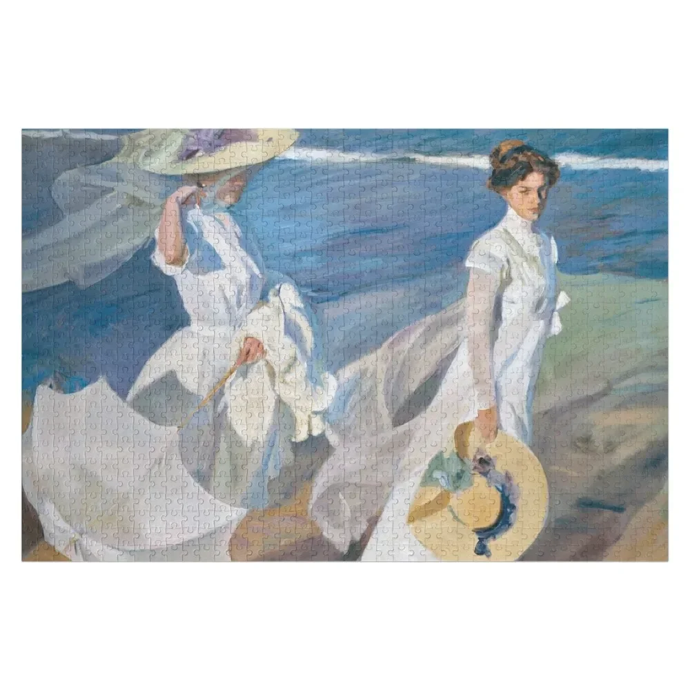 Strolling along the Seashore by Joaquín Sorolla Jigsaw Puzzle Customized Picture Customized Toys For Kids Puzzle