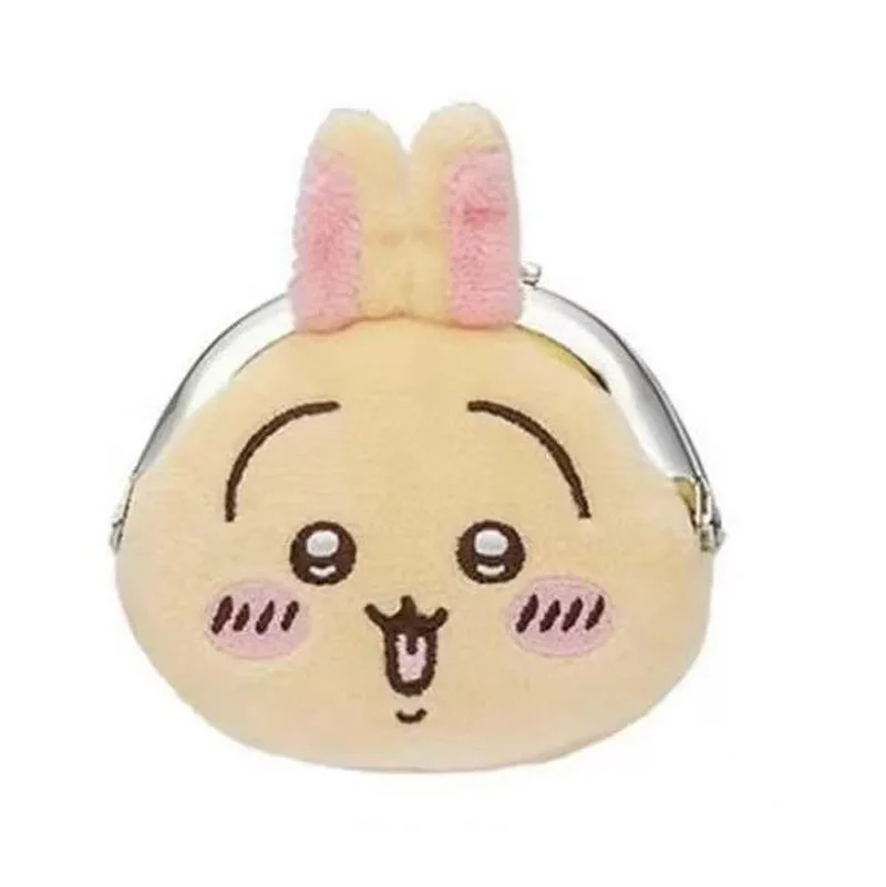 Kawaii Chiikawa Cartoon Plüsch Geldbörse Anime Usagi Mädchen Herz Niedliche Plüsch Spielzeug Rucksack Anhänger Kopfhörer Tasche Mädchen Geschenk